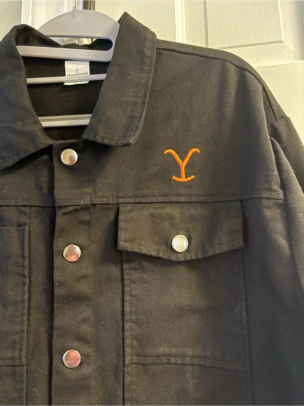 Yellowstone Rip Wheeler Black Cotton Jacket - Size Medium - Picture 3 of 7